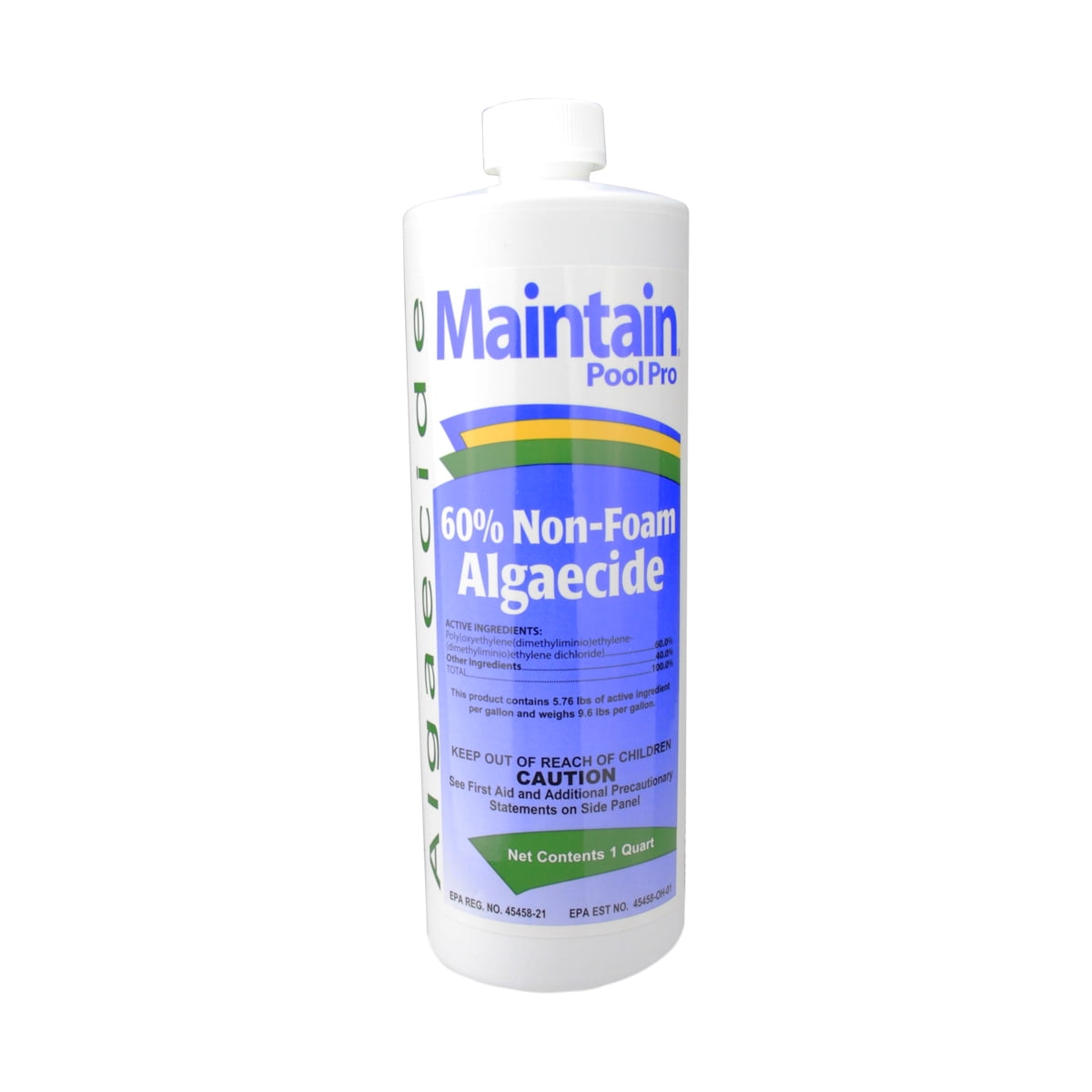 Pool Central Maintain Pool Pro NonFoam Algaecide Cleaner 1 Quart