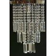 thumbnail image 2 of Royal Designs Lola Clear Crystal 1 Light Socket Chrome Finish Flush Mount Ceiling Light, 12" Diameter, 2 of 6
