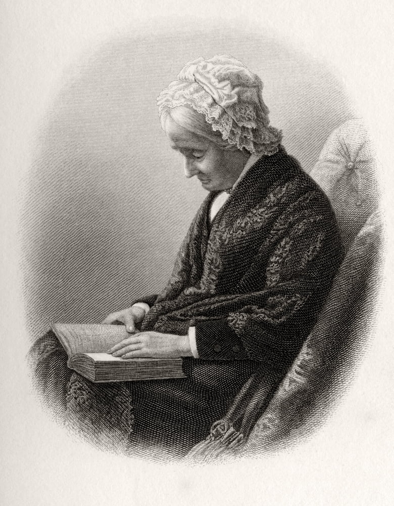 Eliza Ballou Garfield 1801 To 1888 Mother Of President James Garfield From From Log Cabin To White House By William M Thayer Published By Hodder And Stoughton 1905 Canvas Art - Ken Welsh Design Pics