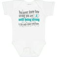 thumbnail image 3 of Inktastic Ovarian Cancer Being Strong Girls Baby Bodysuit, 3 of 5