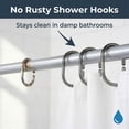 thumbnail image 5 of Evideco Shower Curtain Hooks (Set of 12), 5 of 9