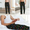 thumbnail image 6 of PISONIC Funny Mens Pajama Pants Lounge Men's Pajama Bottoms Soft Sleep Pants With Pockets Drawstring, 6 of 7