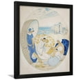 thumbnail image 1 of Chatting on the Danish Beach, Figurative Seasons Framed Art Print Wall Art by Gerda Wegener, 1 of 5