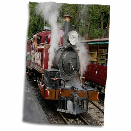 3dRose Australia, Dandenong Ranges. historic steam train. Belgrave Station. - Towel, 15 by (Best Towel Brands Australia)