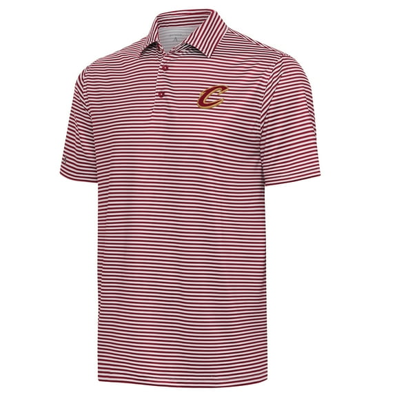 Men's Antigua  Wine Cleveland Cavaliers Skills Polo