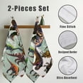 thumbnail image 3 of ARISTURING Funny Bath Hand Towels Jurassic Dino World Cute Dinosaur Bathroom Hand Towels Decorative  Soft Hand Towel for Bathroom Kitchen Sports Gym Yoga Home 27.5*16in, 3 of 6
