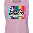 thumbnail image 3 of Barbie Pride - Own Your Unique - Women's Racerback Tank Top, 3 of 5