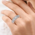 thumbnail image 2 of Pompeii 2Ct Multi Row Diamond Anniversary Ring 14k Gold Lab Grown (FG,VS1-VS2), 2 of 3