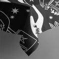 thumbnail image 4 of Black Gothic Cat Bee Pattern Rectangle Tablecloth 60"x102",Waterproof Polyester Rectangle Table Cloth, Wipeable Spillproof Polyester Tablecloth for Dining, Camping, Indoor and Outdoor, 4 of 6