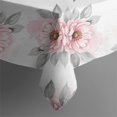 thumbnail image 5 of Pioneer Flower Floral Print Pattern Square Tablecloth, Waterproof Wipeable Spillproof Washable Table Cover for Home Kitchen Party Decor, 60"x60", 5 of 6