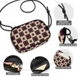 thumbnail image 3 of FORMRS Mini Crossbody Bag for Women Adjustable Shoulder Rope Travel Casual Phone Purse, Checkered Stars Pattern, 3 of 7