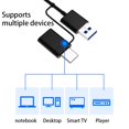 thumbnail image 4 of Adaptateur 2-en-1 Type-c USB 3.0 vers SATA pour Ordinateur DC 12V avec Indicateur LED, Convertisseur de Disque Dur, Connecteur de Conversion, Accessoire, 4 of 9