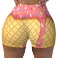 thumbnail image 2 of Fotbe Shorts Sin Costuras – Shorts Deportivos de Cintura Alta para Mujer, Elásticos para Gimnasio, Yoga, Running o Ciclismo-Large, 2 of 8