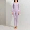 thumbnail image 2 of Ltctricy 2 Piece Thermal Underwear for Women Plush Base Layer Sets Winter Warm Long Underwear Top Bottom Pajama Outfits, 2 of 6