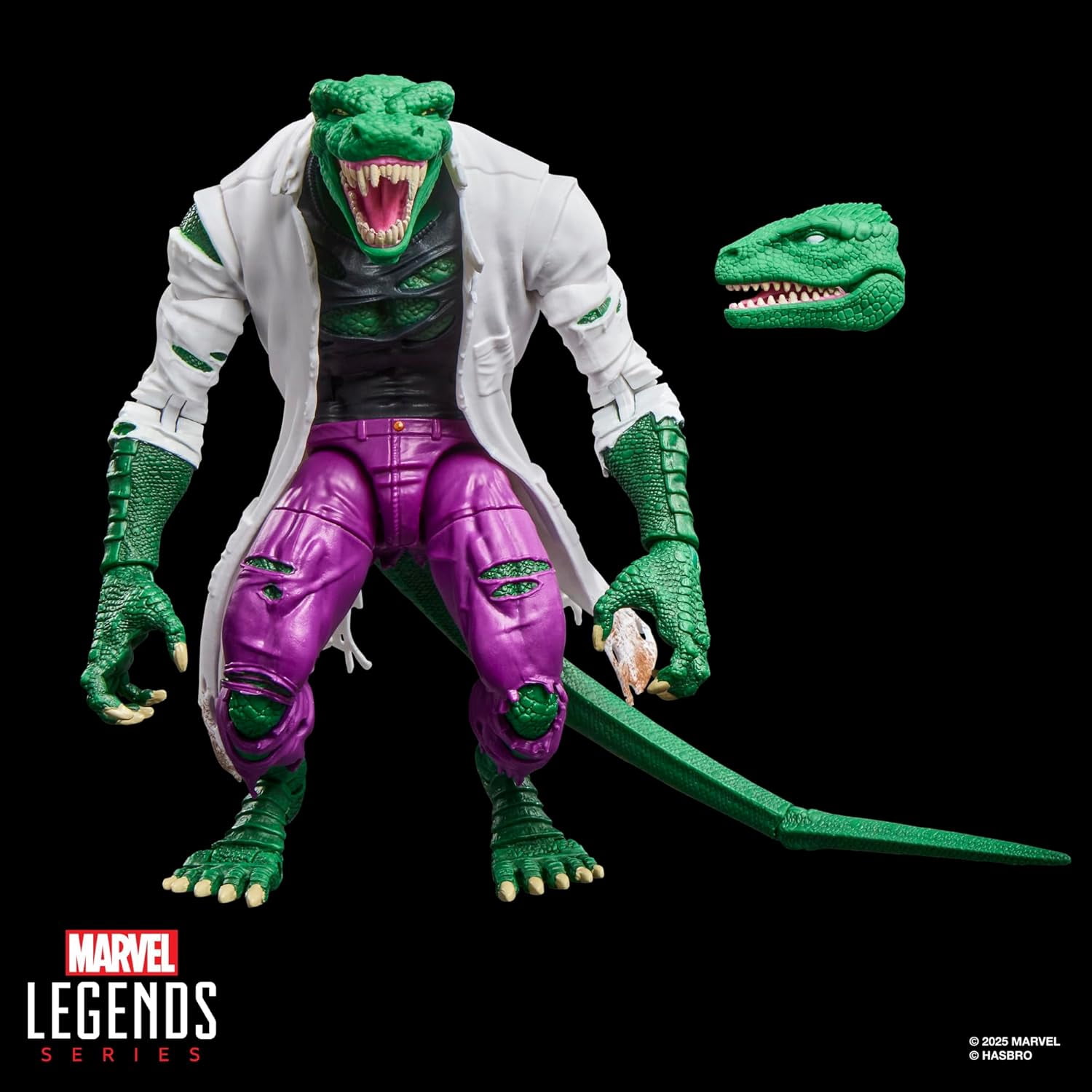 SPIDER-MAN Marvel Legends Series Lizard, Comics Collectible 6-Inch Scale Action Figure Exclusive
