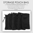 thumbnail image 4 of 5-Pack Nylon Mesh Drawstring Storage Pouch Bag - 3.5 x 7.3 Inch Multi Travel & Outdoor Activity Po, 4 of 5