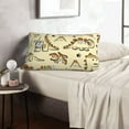 thumbnail image 6 of Picia Cartoon Dinosaurs Pattern Plush Pillow Case – Soft and Cozy Cushion Cover, Hypoallergenic Throw Pillow Case for Home Decor-20"x30", 6 of 6