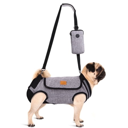 L Ownpets Pet Dog Lift Harness Sling with Reflective Straps Whole Body Support