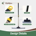 thumbnail image 2 of Eyliden Floor Squeegee Scrubber Broom,Telescopic Rod,55in, 2 of 6