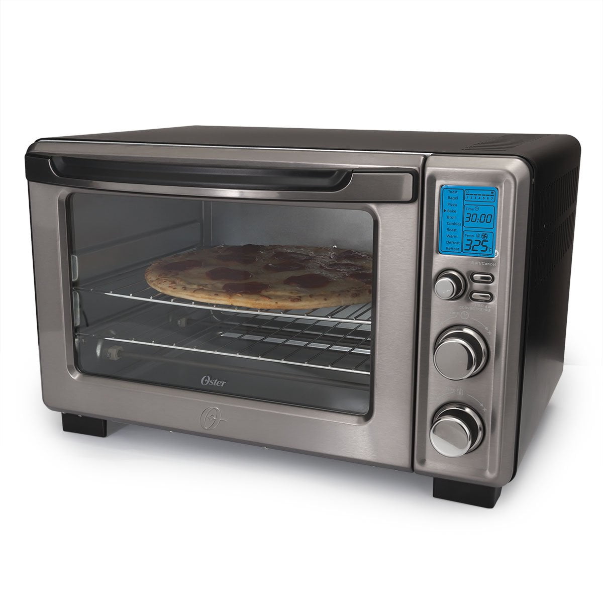 Oster Black Stainless Collection Digital Toaster Oven With Convection