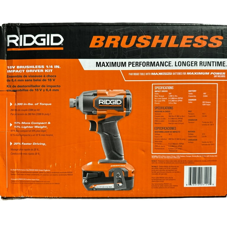 Ridgid brushless kit new arrivals