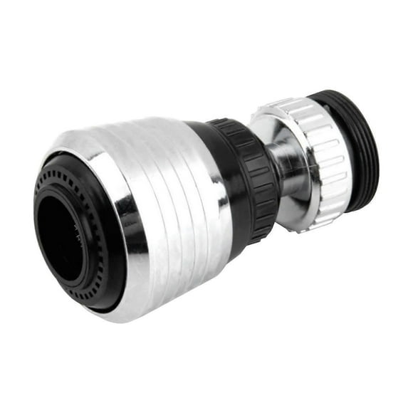 Faucet tip swivel nozzle adapter kitchen faucet sprayer 360° adjustment Silver