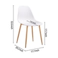 thumbnail image 3 of Side chairs Dining Chair Set of 2,White, 3 of 6