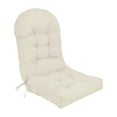 thumbnail image 3 of Cojín para silla con respaldo alto perfecl Cojín impermeable para silla para respaldo de asiento al aire libre para patios y jardin Beige, 3 of 8
