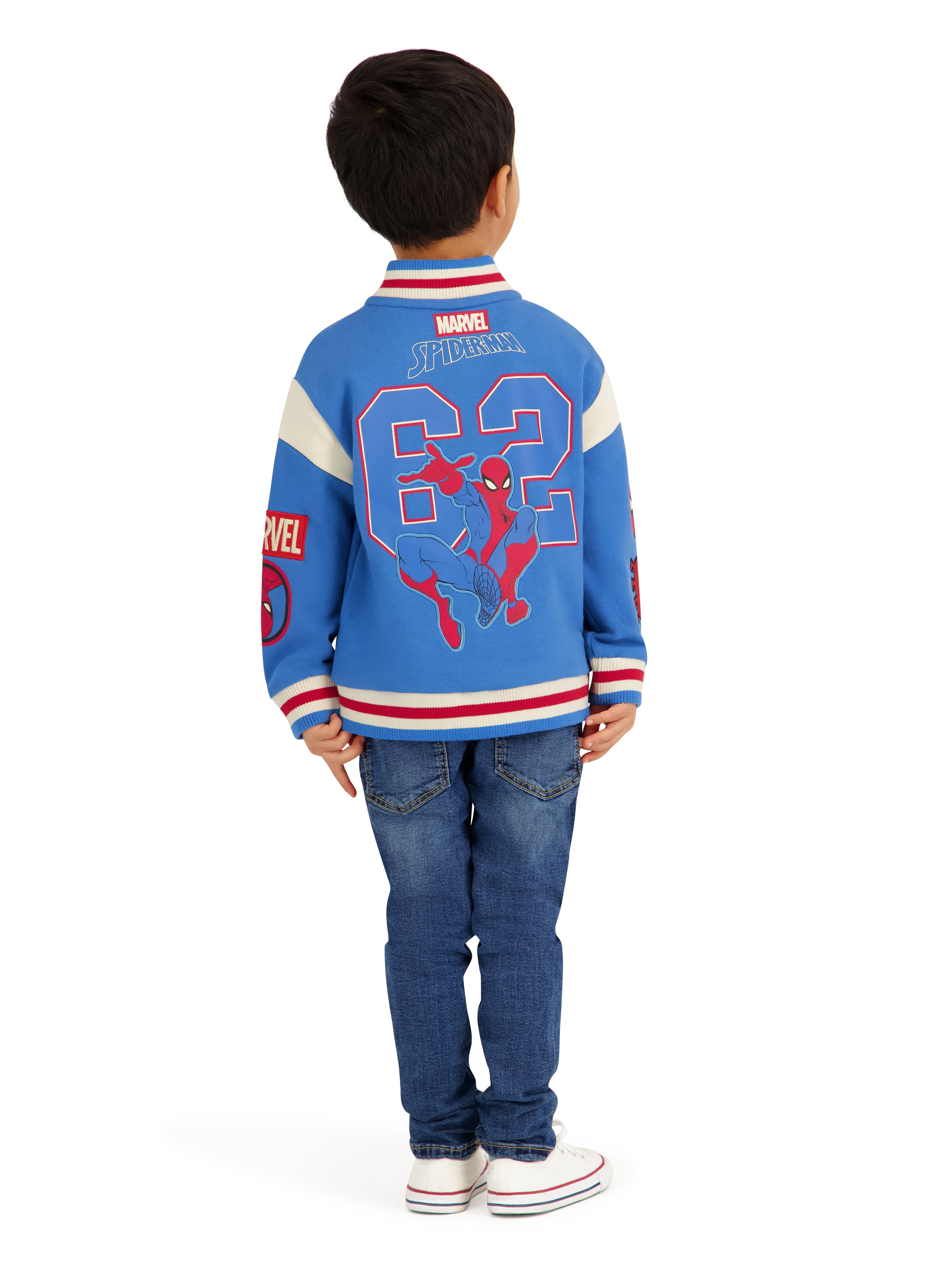 Spiderman Toddler Boy Bomber Jacket, Sizes 12M-5T