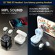 thumbnail image 5 of Matsuzay Auricular de sonido estéreo con estuche de carga Compatible con Bluetooth 5.1 Pantalla LED Auricular Auricular deportivo Baja latencia Velocidad Cables de audio/vídeo Blanco, 5 of 8