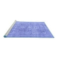 thumbnail image 2 of Ahgly Company Machine Washable Indoor Rectangle Persian Blue Traditional Area Rugs, 7' x 10', 2 of 4