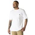 thumbnail image 1 of Camiseta Carhartt K87 de corte holgado y gruesa, blanca para hombre, 1 of 5