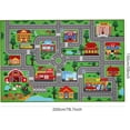 thumbnail image 2 of Kids Carpet Car Play Rug Kids Play Rug for Playroom Play Rugs Town City Road Map Rug Extra Large Boys Kids Car Track Carpet for Playroom Bedroom Living Room ( X CM), 2 of 8