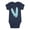 NAVY, variant on - Feathers - Infant One Piece