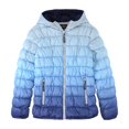 thumbnail image 1 of Krumba Boy‘s Zipper Gradient Water Resistant Puffer Jacket Turquoise 128, 1 of 9