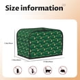 thumbnail image 5 of Yiaed St Patrick's Day9 Print Two Slice Bread Machine Cover, Universal Size Kitchen Appliance Cover for Bread Machine,Bread Machine Cover, 5 of 7