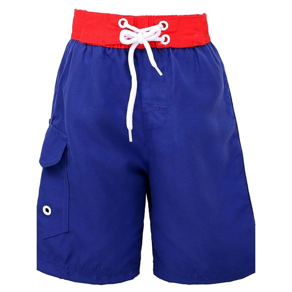 Kids' Fast Drying Sea Creature 50+ Sun Protection Swim Trunks,Blue, S