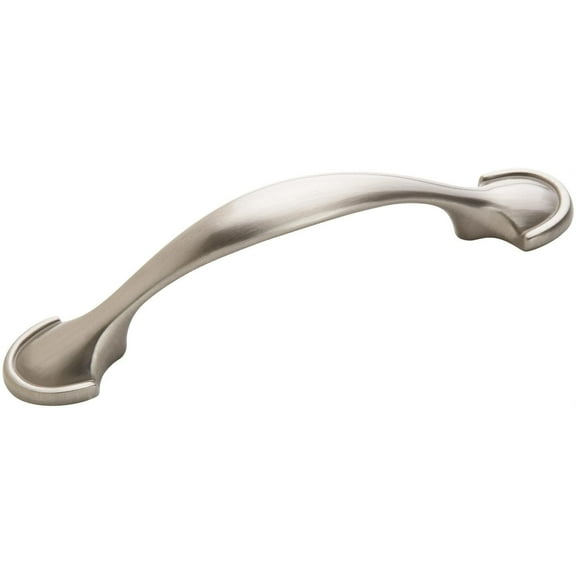 Amerock Everyday Heritage 3 in (76 mm) Center-to-Center Satin Nickel Cabinet Pull - 10 Pack