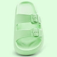 thumbnail image 2 of HARVEST LAND Women Slides Sandals Adjustable Double Buckles Cloud Sandals for Women Summer Beach, 2 of 10