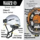 thumbnail image 2 of Casco de seguridad Klein Tools 60564 tipo 2 con protección de 20 kV, 2 of 9