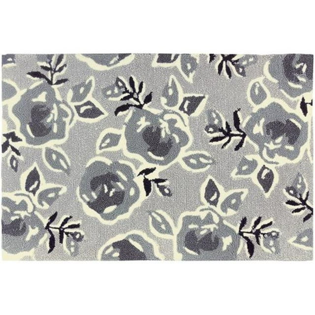 Homefires PPS-SH001E 5 x 7 ft. Polypropylene Smokey Rose Hand Hooked Rug