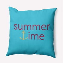 18" x 18" Simply Daisy Summer Time Anchored Indoor/Outdoor Pillow, Lipstick Pink Qty 1