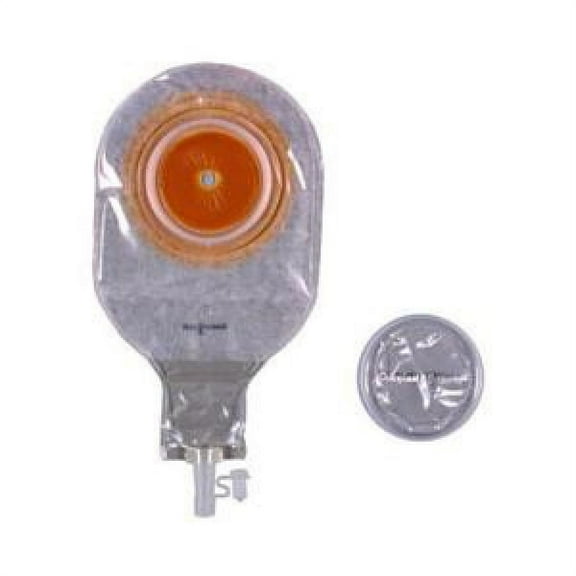 Assura Post-op Ostomy Pouch, One-Piece System, 13 - 70 mm Stoma, Drainable, Flat/Trim to Fit, Transparent, 5 Count