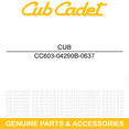 thumbnail image 3 of CUB CADET 603-04290B-0637 Clutch Torque Bracket Powder Black RZT 42 50 54, 3 of 6
