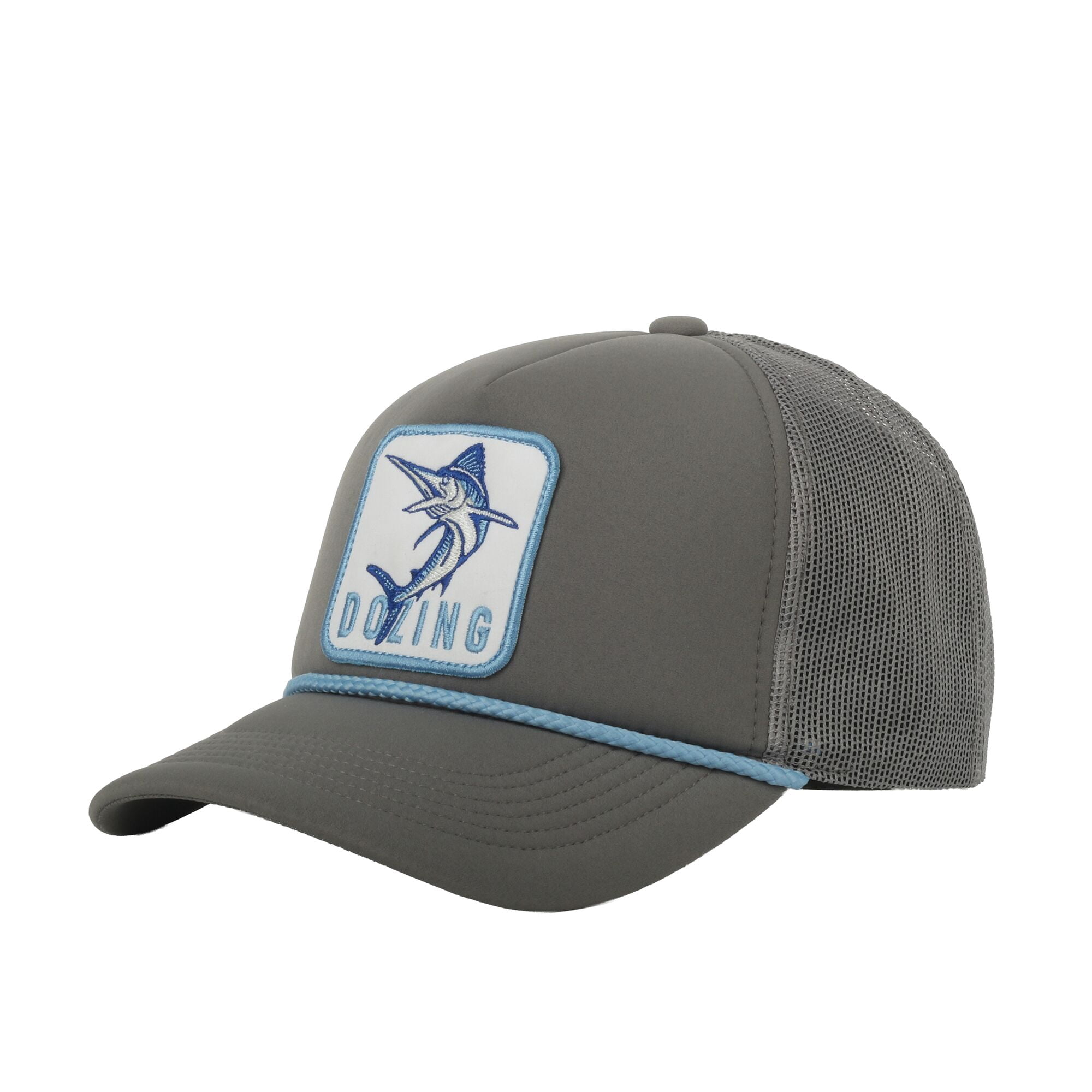 Outdoor Cap Marlin Patch Foam Front Trucker Hat – Mesh Back Snapback, One Size, Charcoal