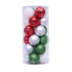 thumbnail image 1 of 24 x 4 cm Adornos navideños Bolas navideñas colgantes Kit de decoración del árbol de Navidad Adepaton CPB-SSW222-1, 1 of 5
