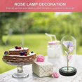 thumbnail image 2 of Floral Jewelry Creative Rose Flower Adornment Enchanted Rose Gold Foil Rose Craft Rose Lamp Decoration Glass Rose 26-27s, 2 of 3