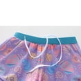 thumbnail image 5 of Bellafa Toddler Girls Rash Guard Bathing Suit Mermaid Long Sleeve Two Piece Swimsuit with Shorts UPF 50+ 3-9 Years Summer Beachwear, 5 of 8