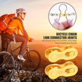 thumbnail image 4 of Hebilla De Bicicleta Bicicleta 2 uds conector de enlace de cadena de bicicleta hebillas de botones mágicos (9 velocidades) (oro) Likrtyny  Accesorios para bicicletas, 4 of 6