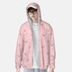 thumbnail image 2 of Balery Pig Polka Dot Sudadera ligera de manga larga con capucha y protección solar UPF 50+ para hombre y mujer, ideal para pesca y running-Small, 2 of 7